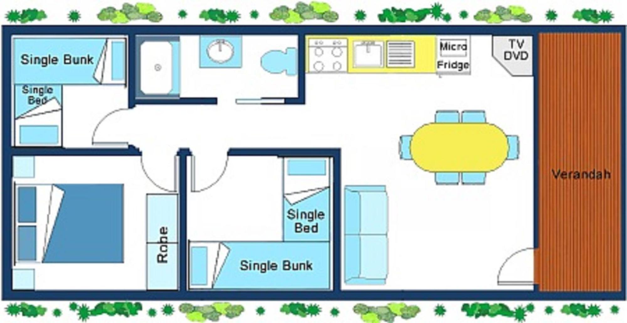 Hamilton Caravan Park Bilik gambar